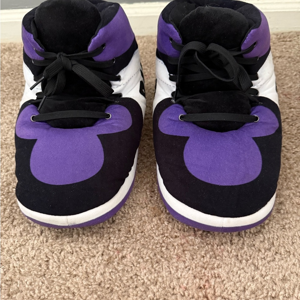 Black and Purple Shoes